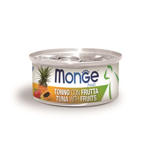 Lata Gato Monge - Atún y Frutas 80gr.