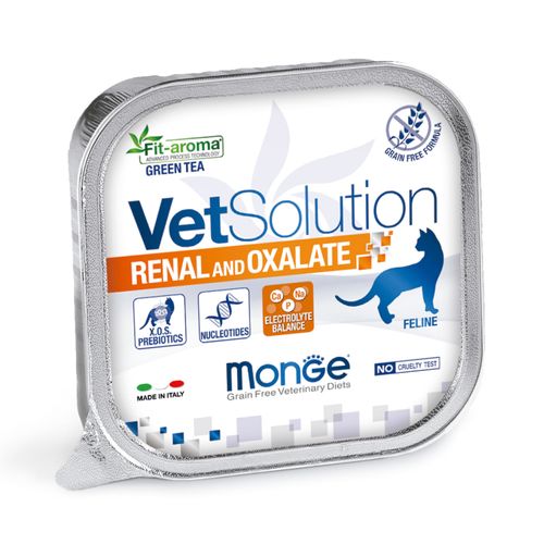 Paté Gato Vet Solution (Monge) - Renal And Oxolate 100Gr.