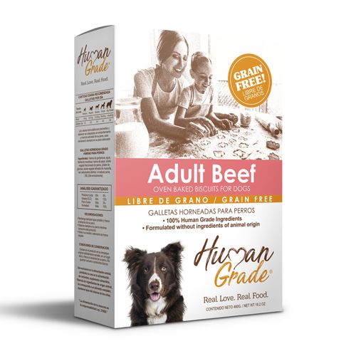 Snack Human Grade -  Adult Beef 460 Gr.