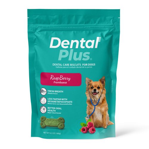 Snack Dental Plus - Raspberry 180 gr.