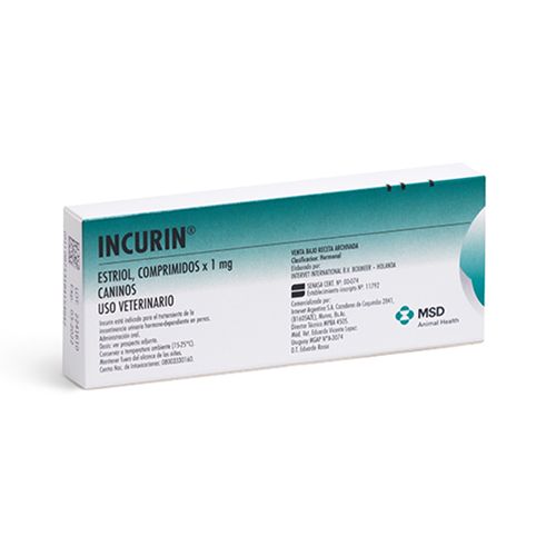 Medicamento para Incontinencia Urinaria (Perras) - Incurin 1 mg