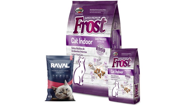 Frost Cat Indoor 7 5 1 Kg Piedras Gramas 2 Kg