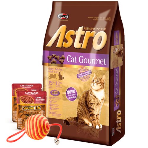 Astro Cat Gourmet 10,1 Kg + Regalo!