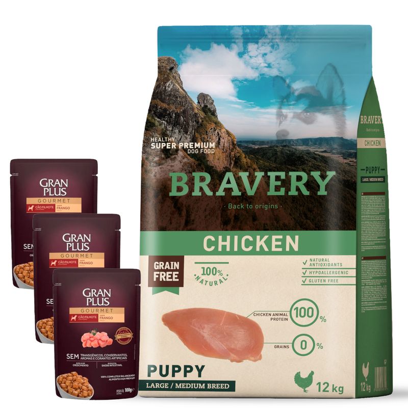 Barvery Perro cachorro mediano y grande 12 Kg + 3 pate GP.JPG