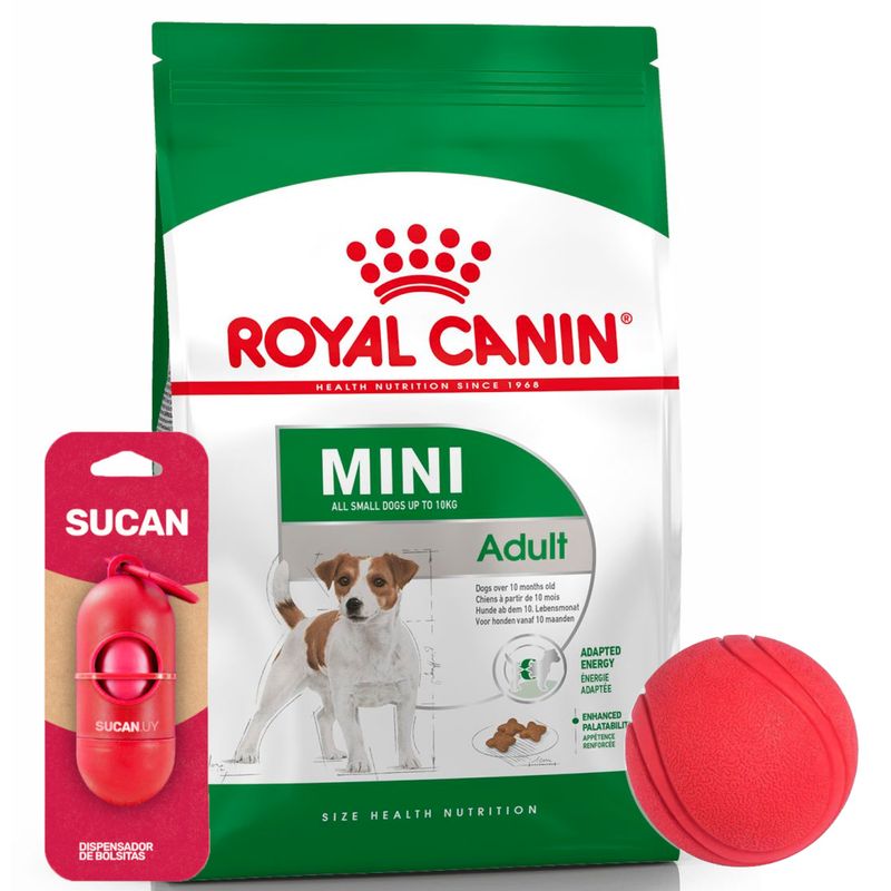 2Royal Canin Mini Adult + pelota + portabolsitas.jpg