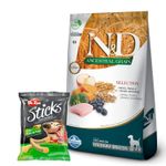 3N-D Ancestral Perro Adulto Medium + SNACK PERRO STICKS DR ZOO - 50  GR