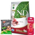 3N-D Prime Perro Adulto Mini + Porta bolsitas + SNACK PERRO STICKS DR ZOO - 50  GR