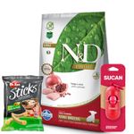 3N-D Prime Perro Cachorro Mini + Porta bolsitas + SNACK PERRO STICKS DR ZOO - 50  GR