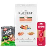 2Biofresh Perros Adultos Pequenas + Porta bolsa sucan + SNACK PERRO STICKS DR ZOO - 50  GR