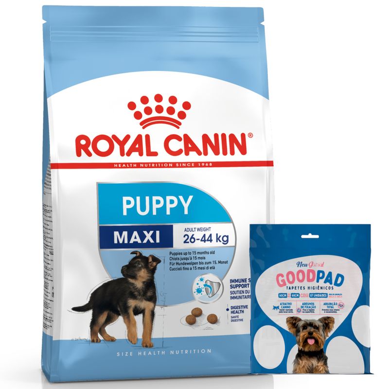 2Royal Canin Maxi Junior + Panales New Good