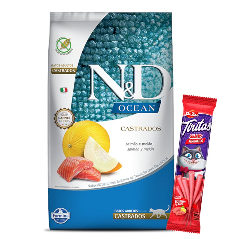 N-D Ocean Gato castrado + Dr Zoo Tiritas