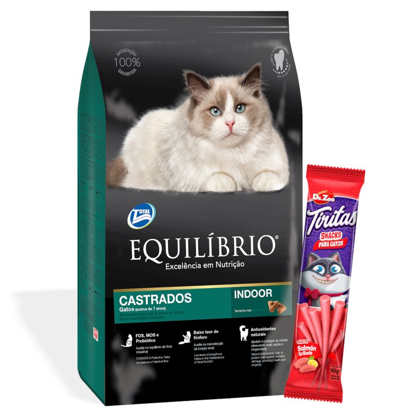 2Equilibrio Gato Castrado Mature + Dr Zoo Tiritas