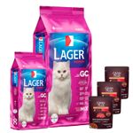 Lager castrado + 3kg + 3 pate