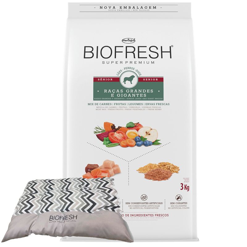 2Biofresh Perros Senior Raza Grande + cama 2