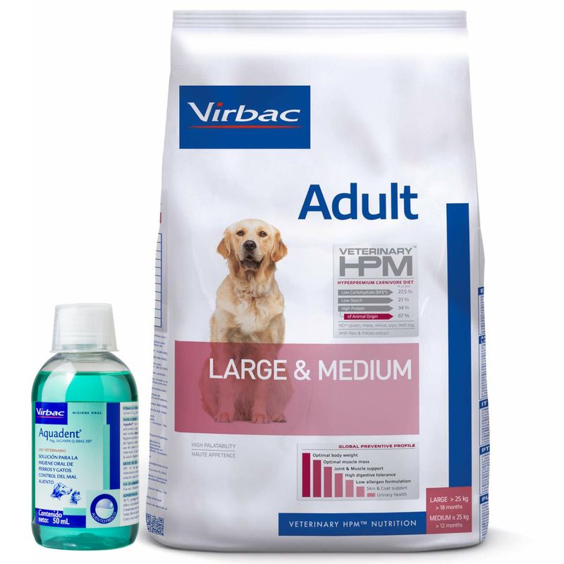 HPM - Adulto Large - Medium + aquadent