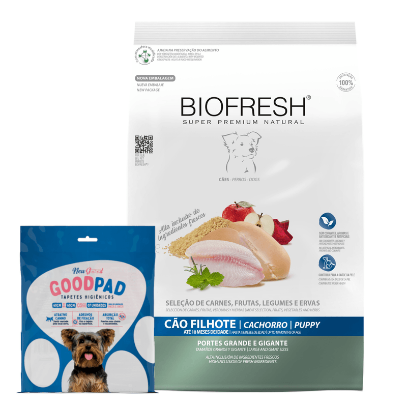 Bio fresh cachorro raza grande + panales